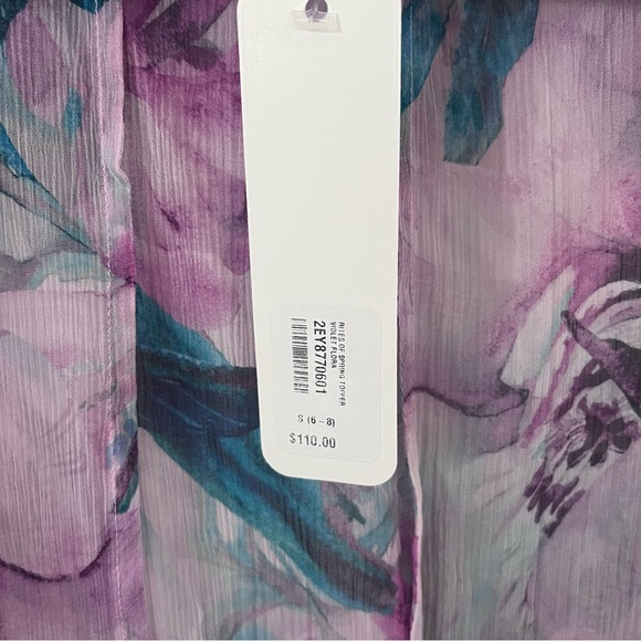 Soft Surroundings 'Rites of Sprint' Flowy Kimono Cardigan |Small| NWT - Picture 7 of 7